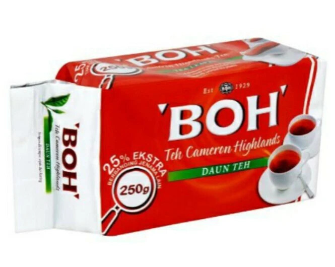 10 Packs X BOH Plantation TEA LEAVES Cameron Highlands Pekoe 250g – Fast DHL