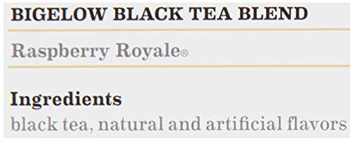 Bigelow Raspberry Royale Tea Bags 28-Count Boxes Pack of 6 Black Tea Bags All in