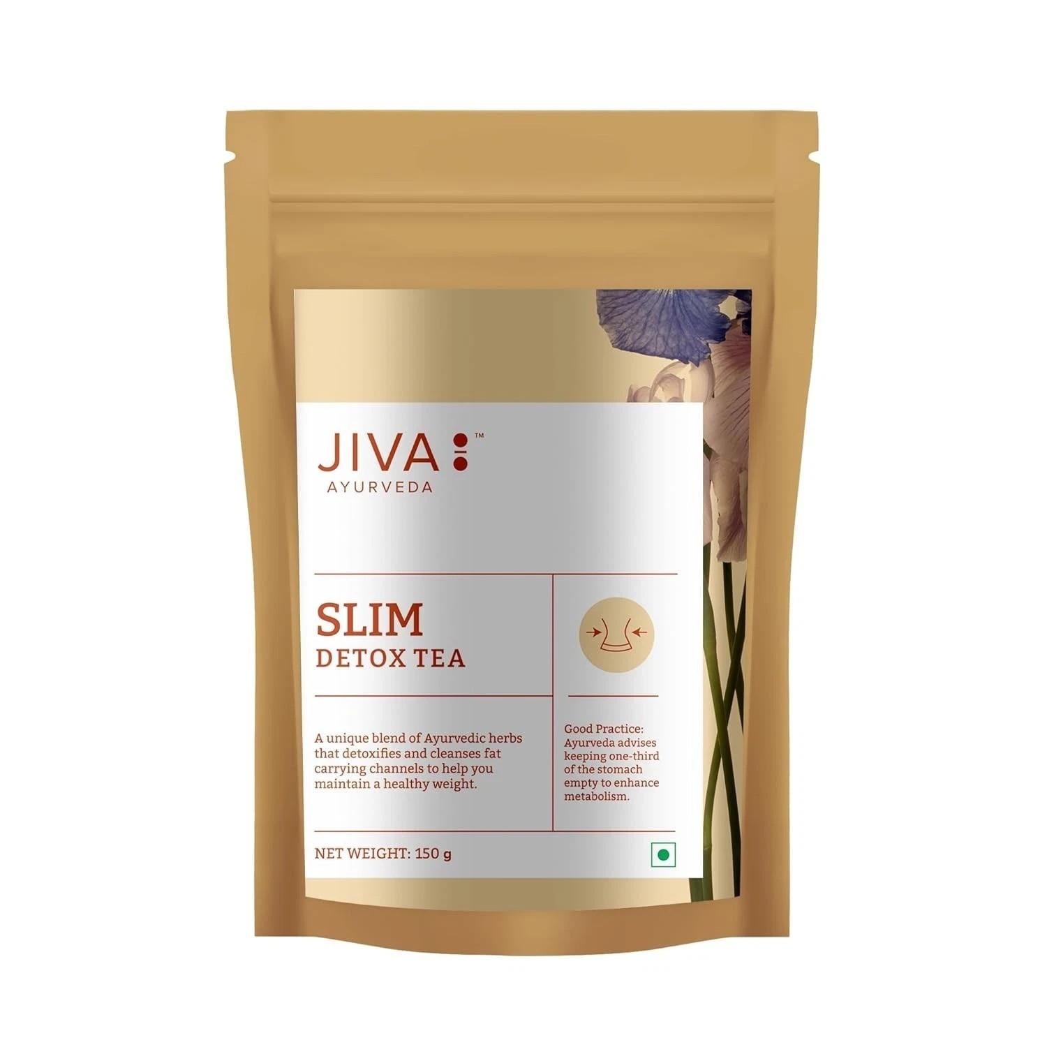 Ayurveda Slim Tea 150gm | Detoxifies Body , Helps with Weight Management