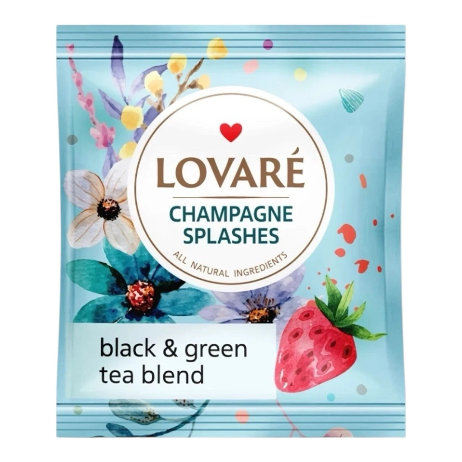 LOVARE Tea Gift Set Black & Green Tea 30 Tea Bags, 6 Flavors Tea Gift box