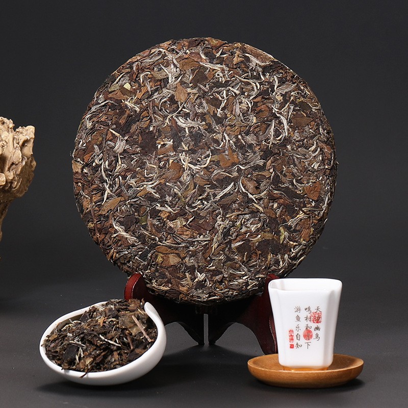350g Fuding White Tea 2013 White Peony Chen Nian Jujube Fragrance White Tea Cake