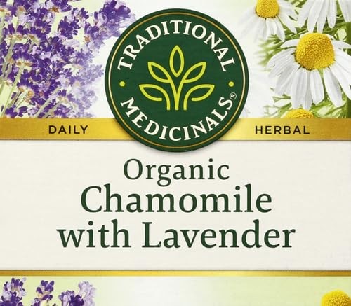 Organic Herbal Tea 16 Count Chamomile Lavender Lemon Balm Calm Digestive Rela…