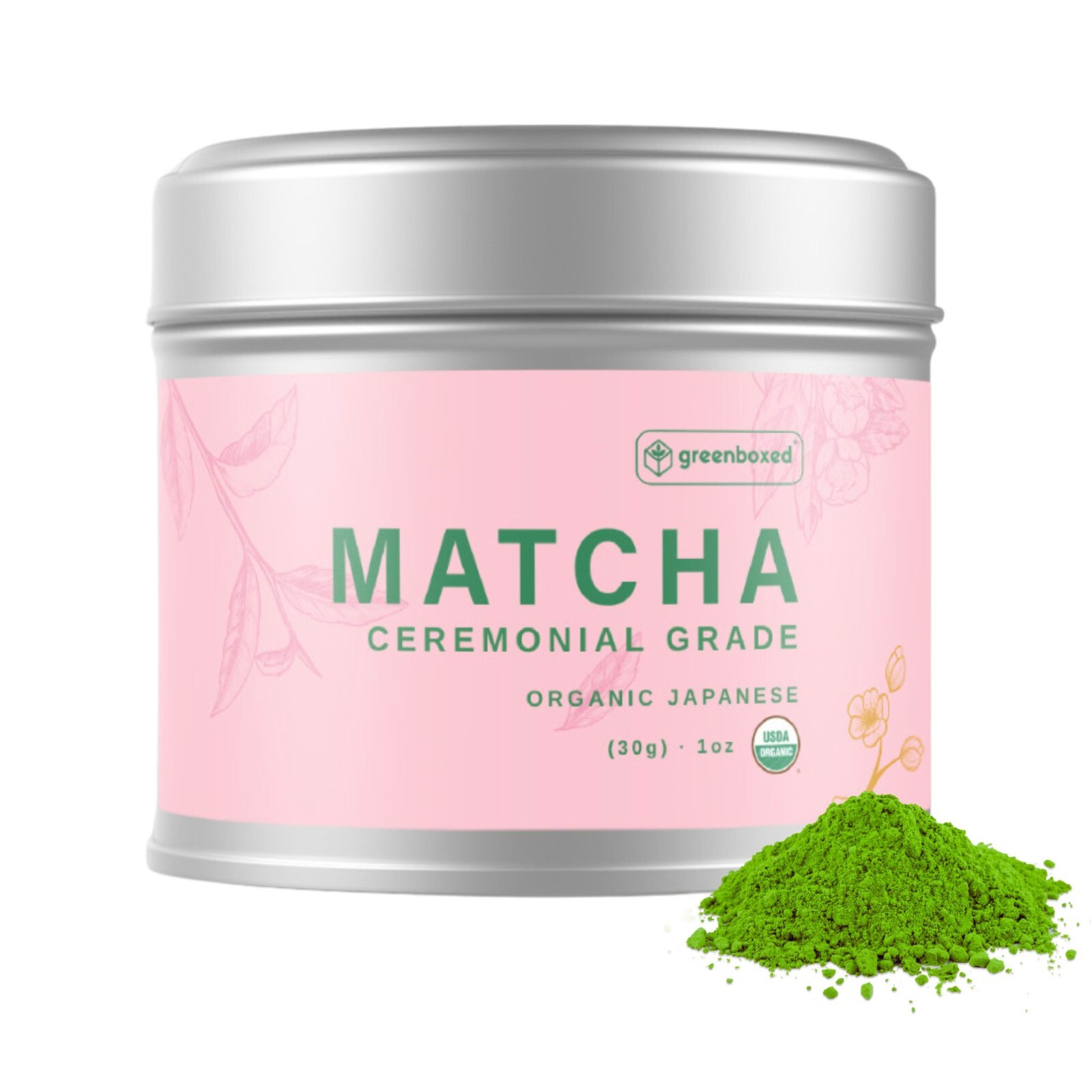 100% Ceremonial Grade – Organic Japanese Matcha Green Tea Powder – 1oz