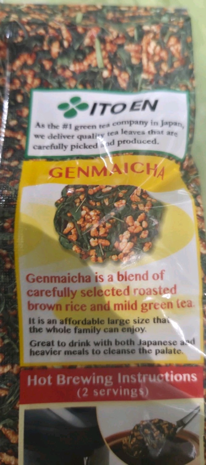 ITO EN Autentic Genmaicha Green Tea with Roasted Rice 10.6 oz Made in Japan