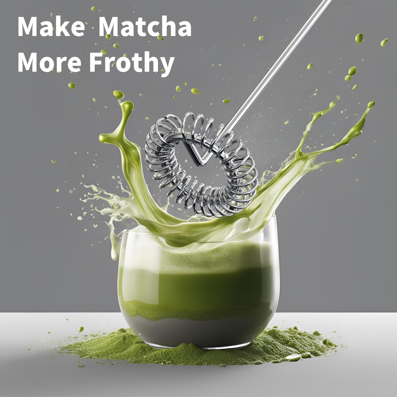 Matcha Whisk & Frother Set – whisk – Matcha Mixer, Easy to Use Macha Wisk Kit…