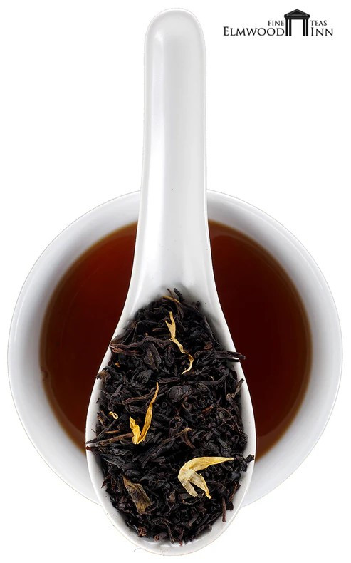 Elmwood Inn Fine Teas, Bourbon Black Tea 14 Pyramid Sachets Tea Bags