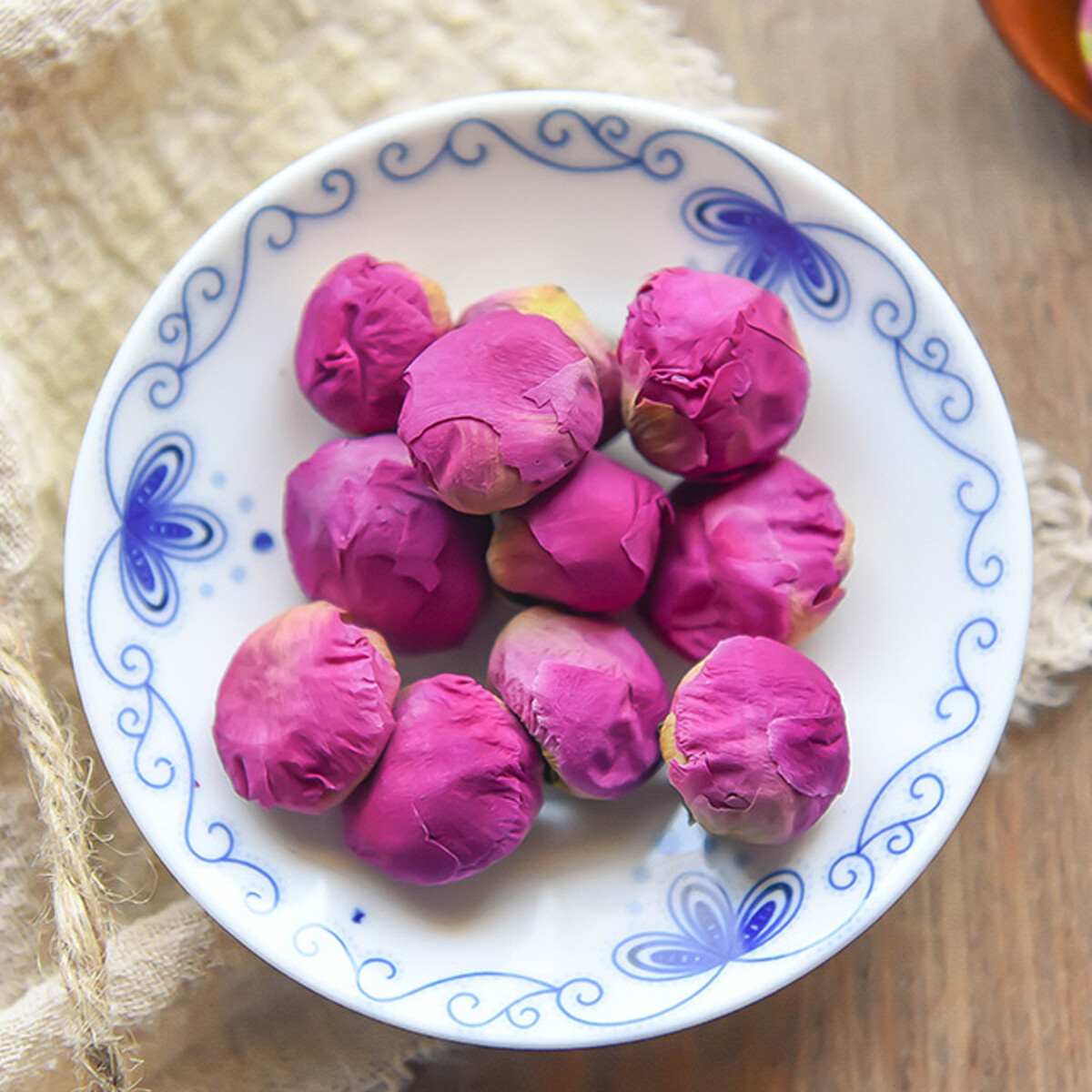 Rose Peony Flower Tea Herbal Bloom Ball Natural Fragrant Chinese Loose Leaf