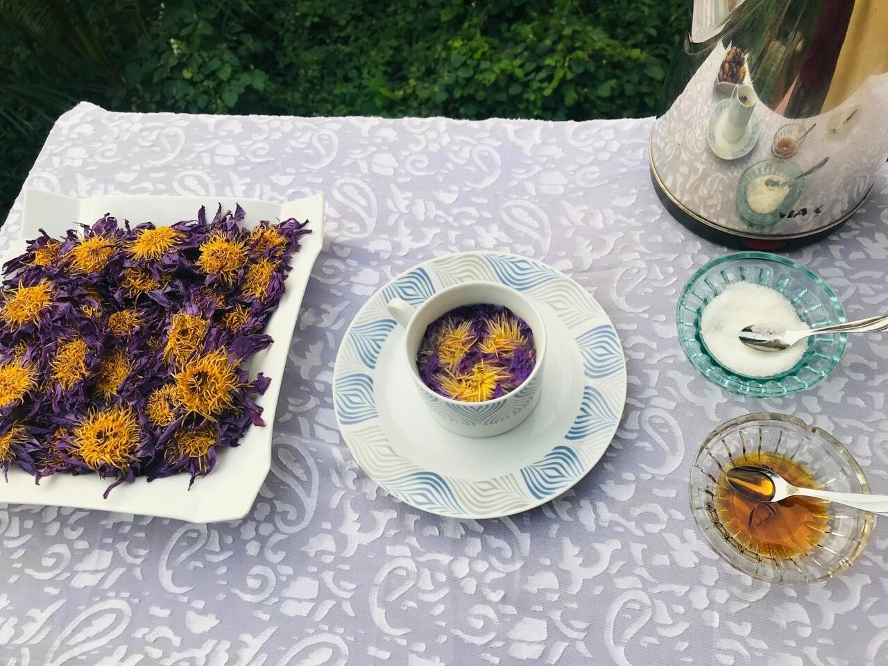 Blue Lotus 50g Sacred Egyptian Lily Dried Flowers Ceylon Organic Herbal Tea