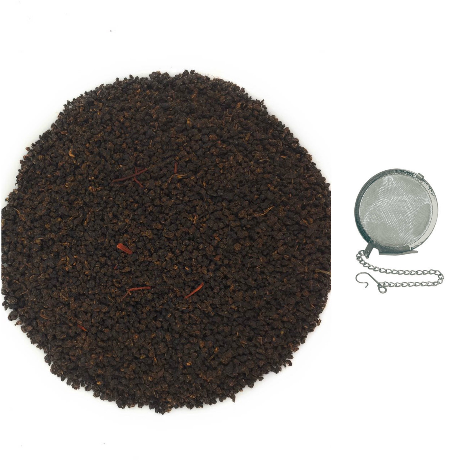 Saffron Black Tea With FREE INFUSER Healthy Chai Milk Beverage Immunity Booster