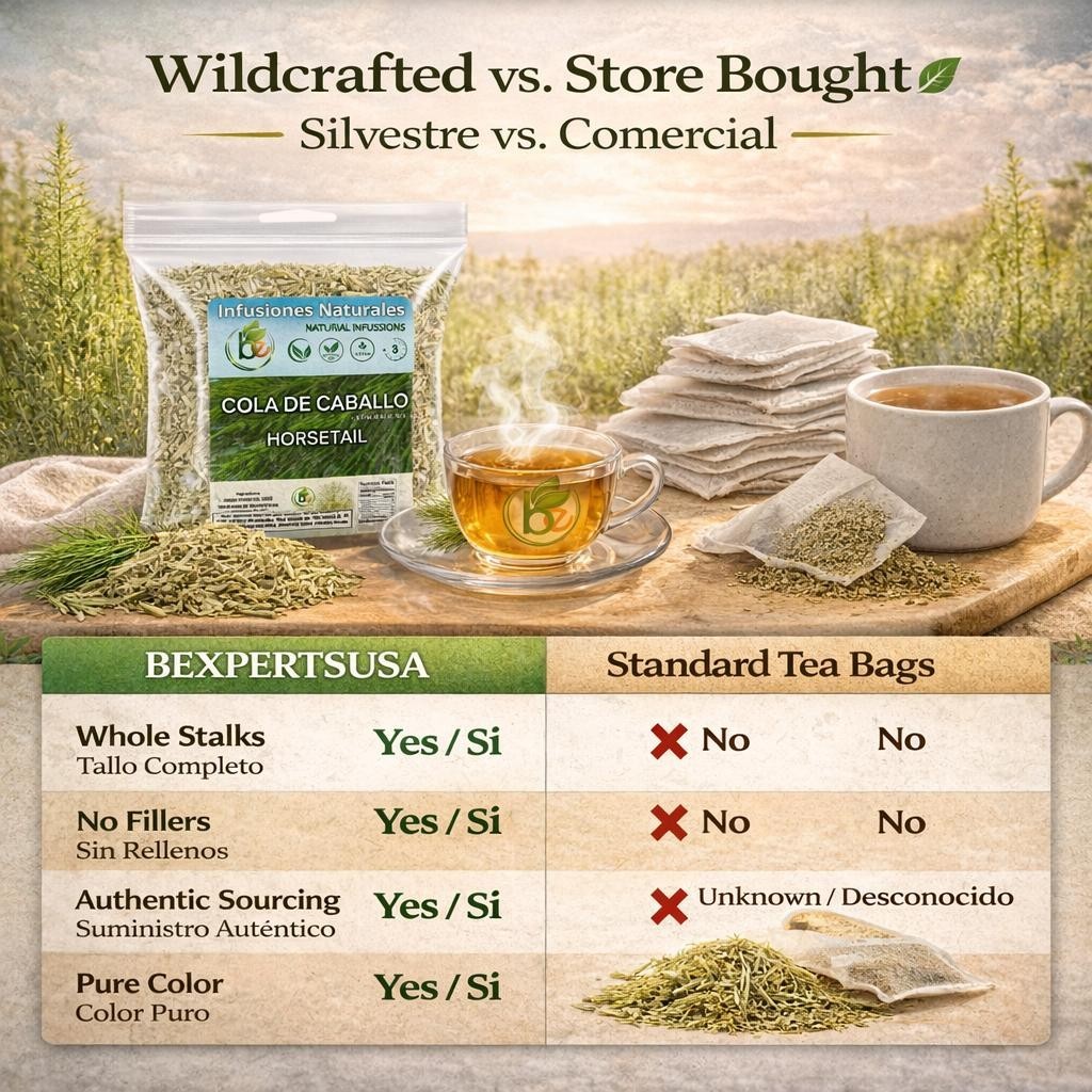 Cola de Caballo TE (Horsetail Herb 4 oz.) (113g), Cola de Caballo Hierba, Horse