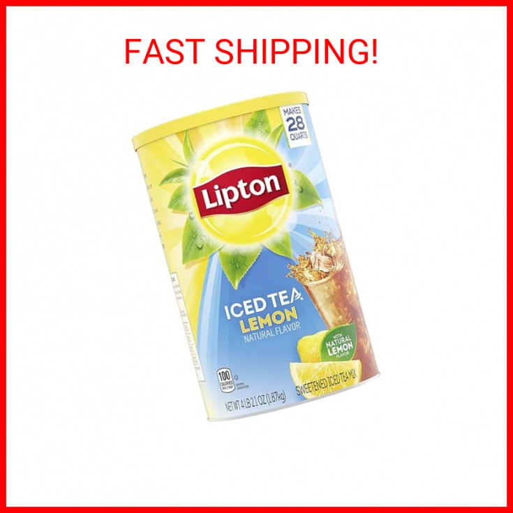 Lipton Lemon Powdered Iced Tea Sweetened Makes 28 Quarts