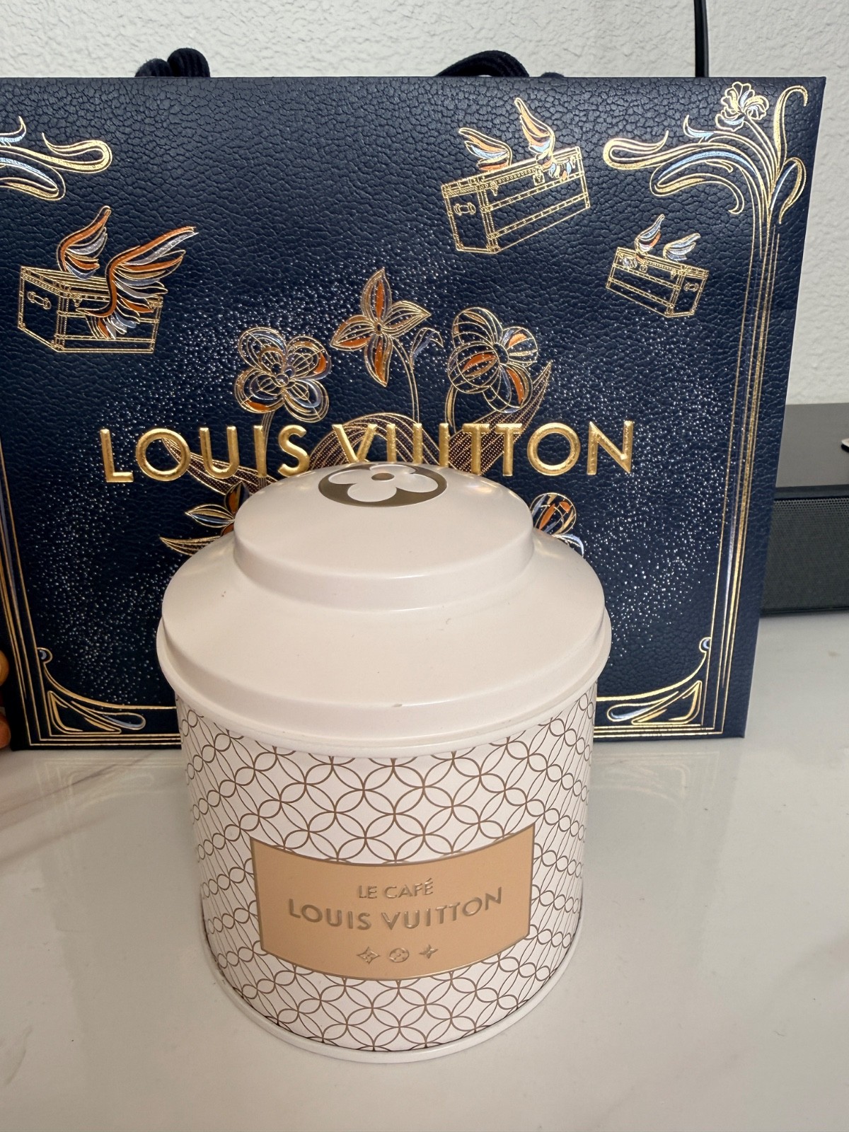 Louis Vuitton LV The Place Tea 50g Mango Lavender White Tea Rare Cafe LV Thailan