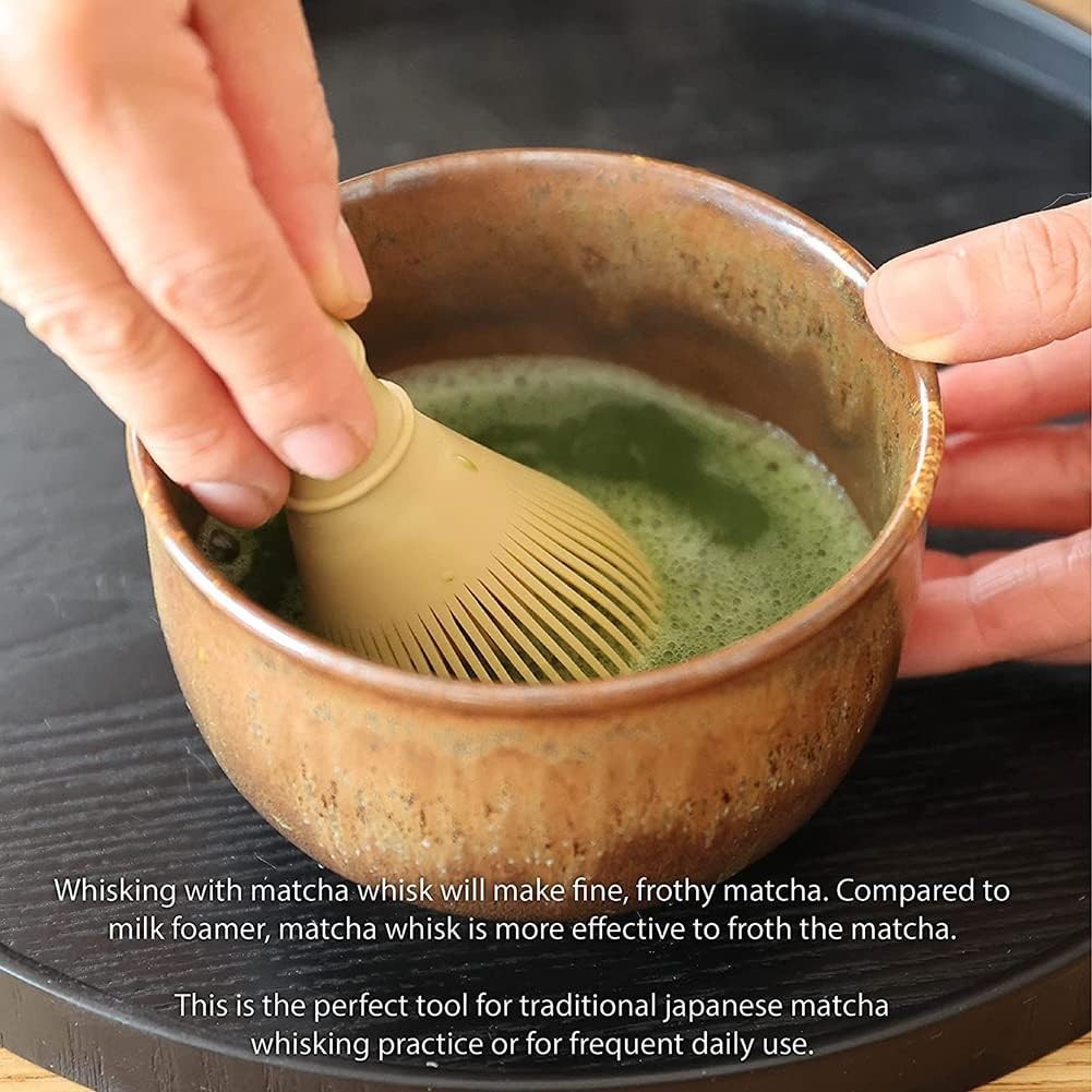 Matcha Whisk, PP Resin Stirrer, Traditional ONE SIZE, Green