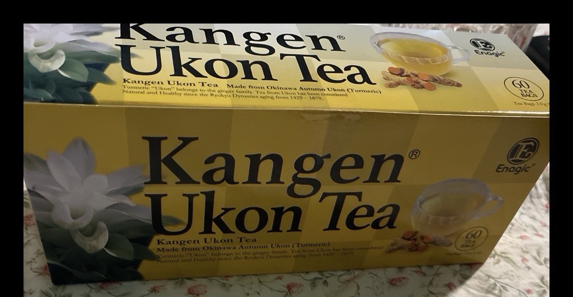1 Box Kangen Ukon (Turmeric) Tea 60 Bags 100% Organic by Enagic  Sealed New