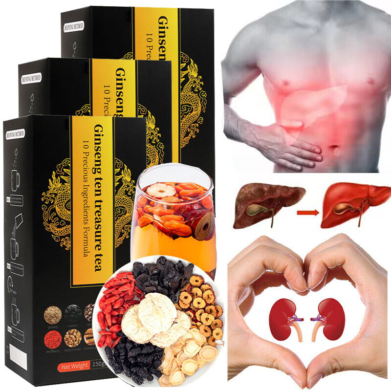 Kidney Tea Formula Ginseng Six Treasure Tea, Kidney Tea Chinese Herbal Tea 2025