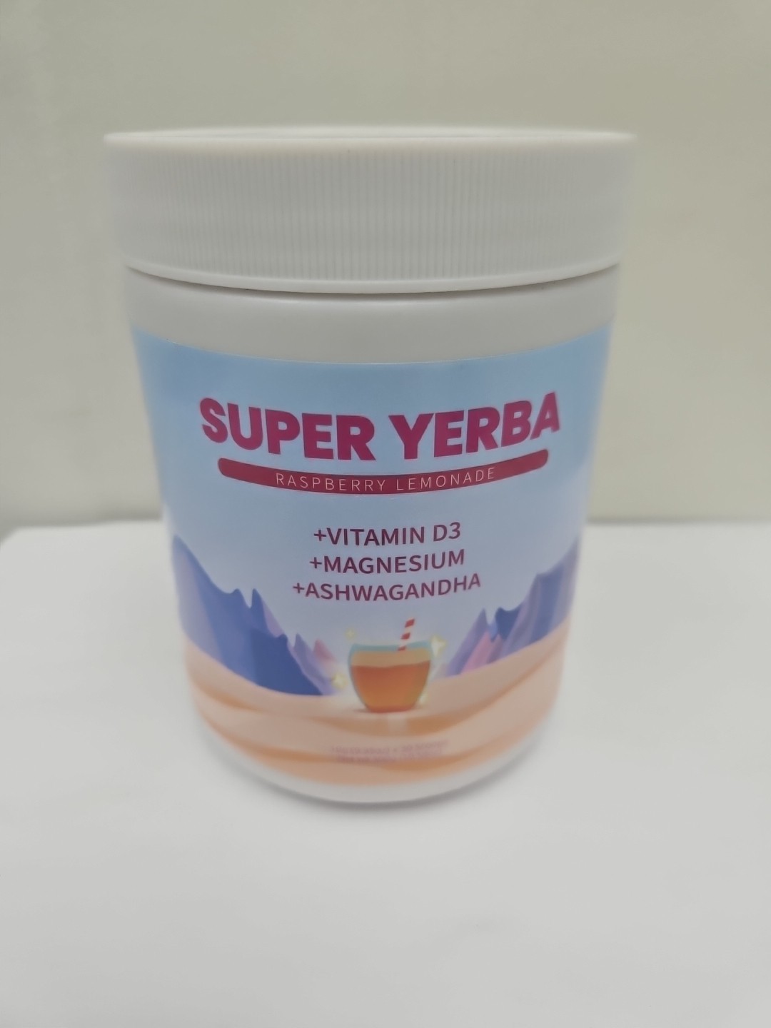 Super Yerba / Instant Drink Powder/ 30 serve RASPBERRY LEMONADE 5/2027