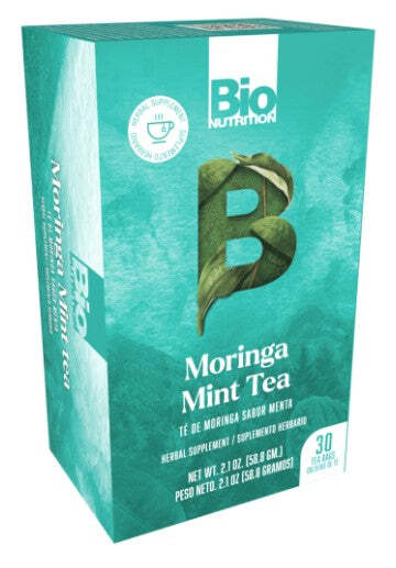 Bio Nutrition – Moringa Tea Mint Flavor 30 Tea Bags
