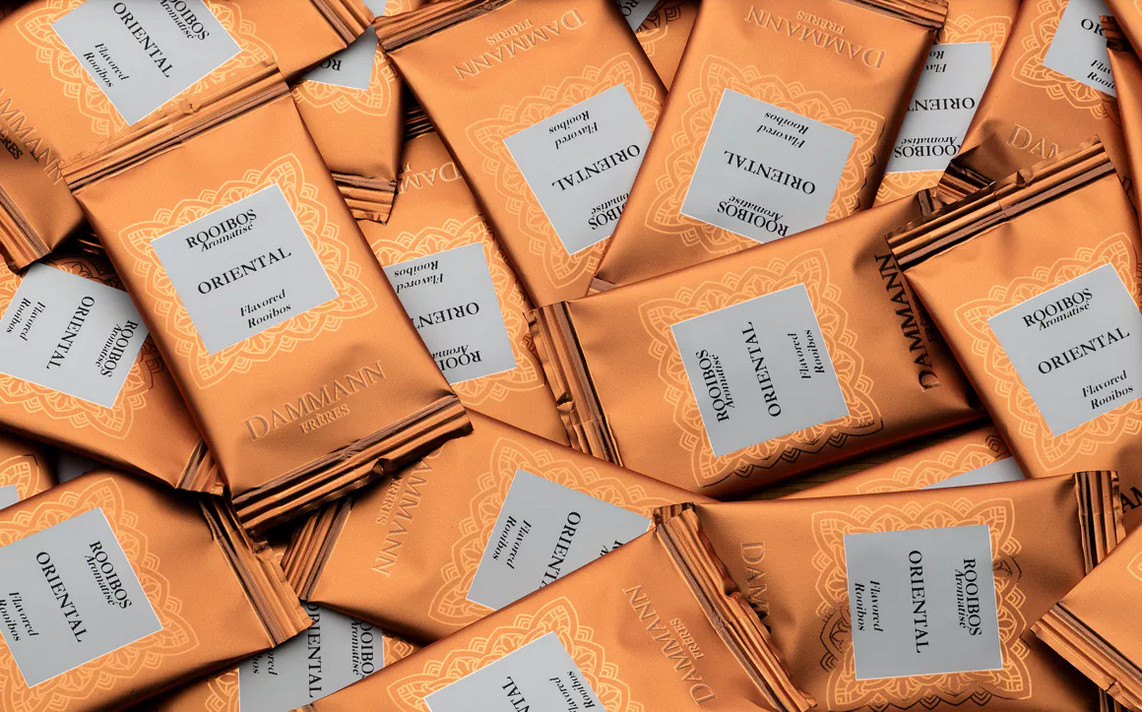DAMMANN FRERES – Rooibos Oriental – 2 x 24 wrapped crystal tea bags
