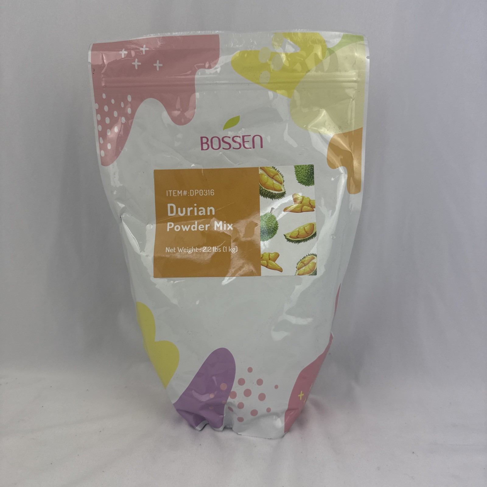 Bossen Bubble Tea Durian Powder Mix 2.2 lbs 1 kg DP0316