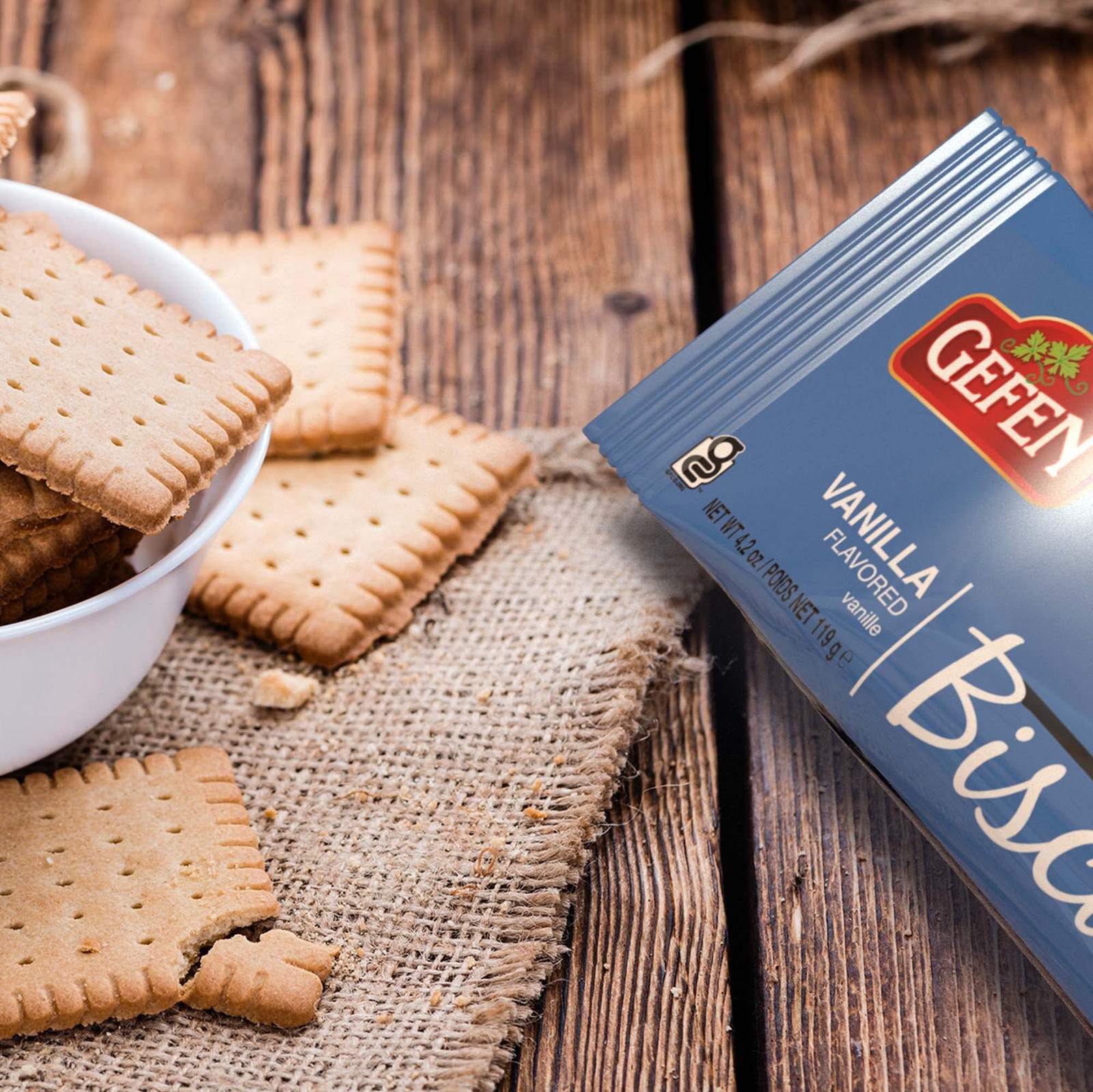 Gluten Free Vanilla Tea Biscuits 4.2oz (3 Pack) | Social Tea Biscuits | Koshe…