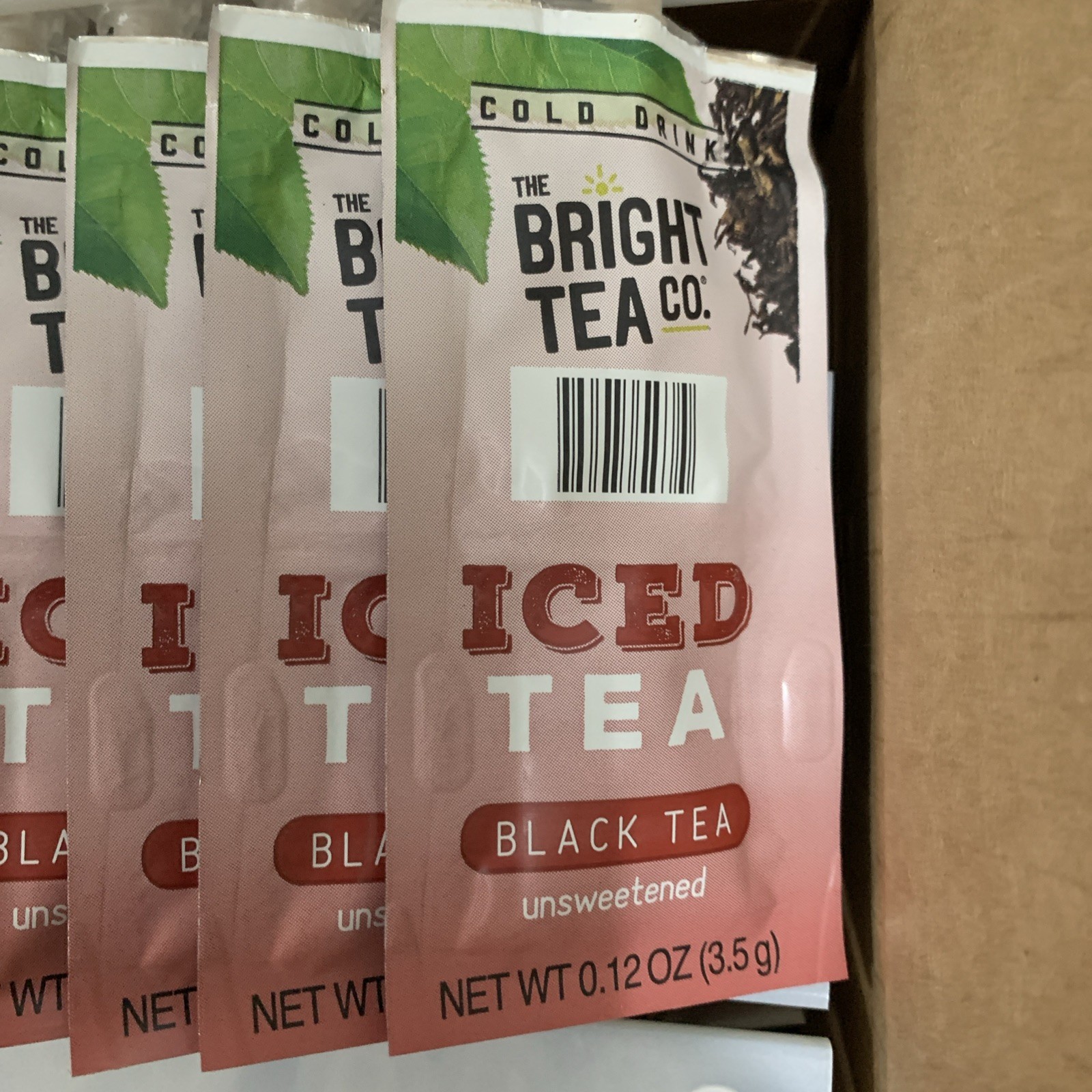 (Short Date) 200 Pack Bright Tea Co Iced Black Tea Flavia Packs BULK
