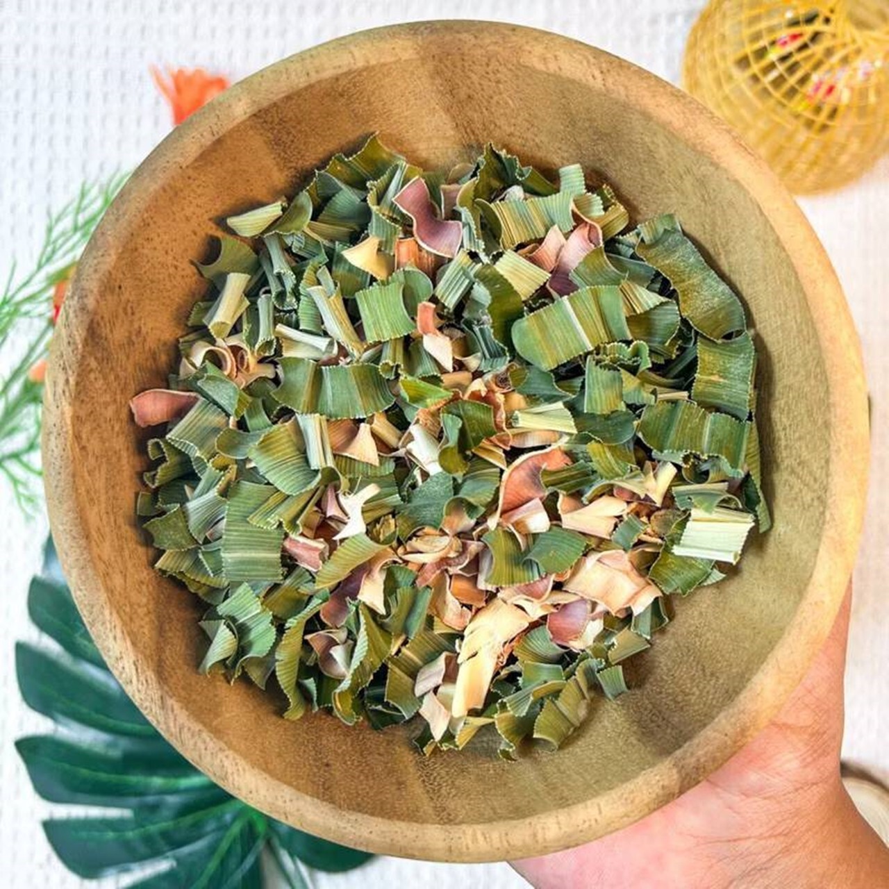 100g Organic Lemongrass Pandan Tea Hot & Cold Thai Herbal Tea Relaxing Healthy R