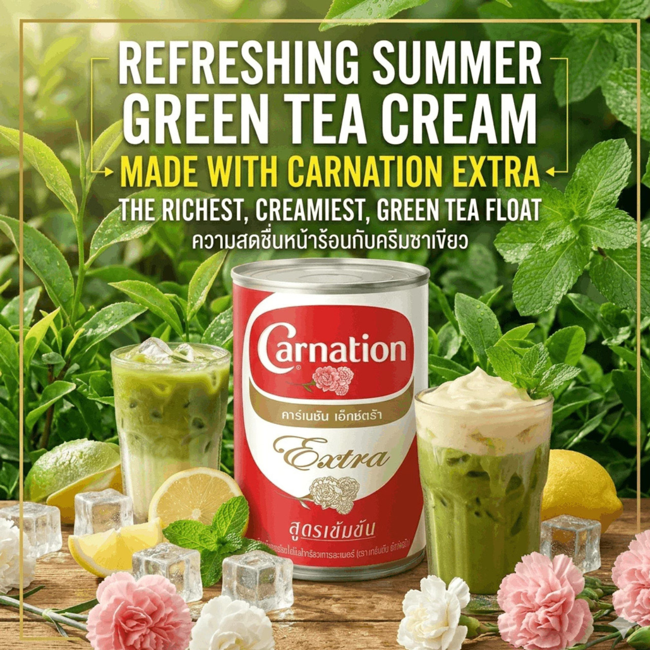 ChaTraMue Green Tea Mix 200g x 3 Packs Famous Thai Tea Brand Product Thailand