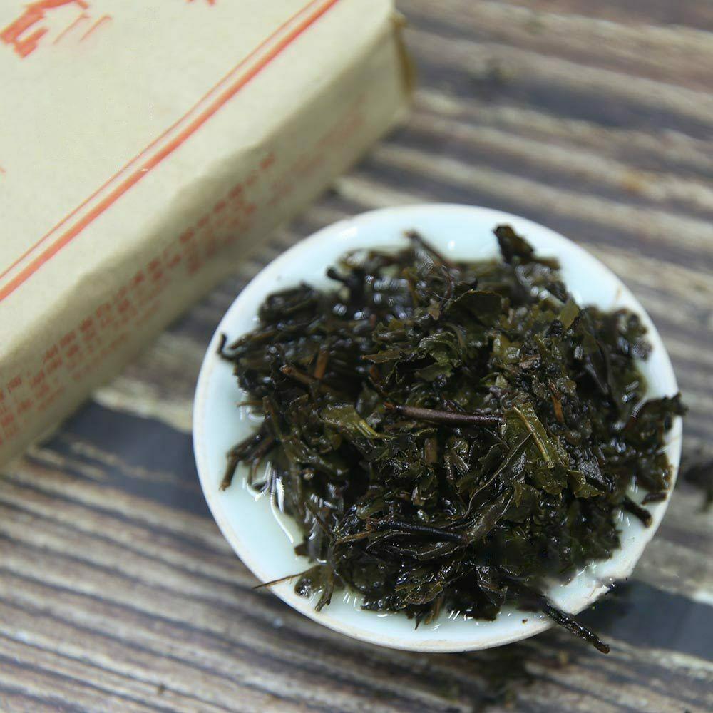 300g Aged & Aromatic Anhua Baishaxi Golden Flower Fu Brick Dark Tea