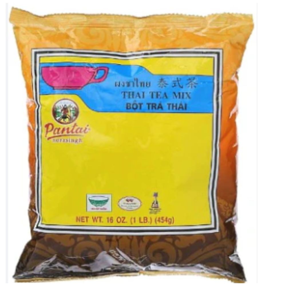 Original Thai Tea Mix Brand Pantai Thai Tea Leaves 16 oz/454g X 6 /Set