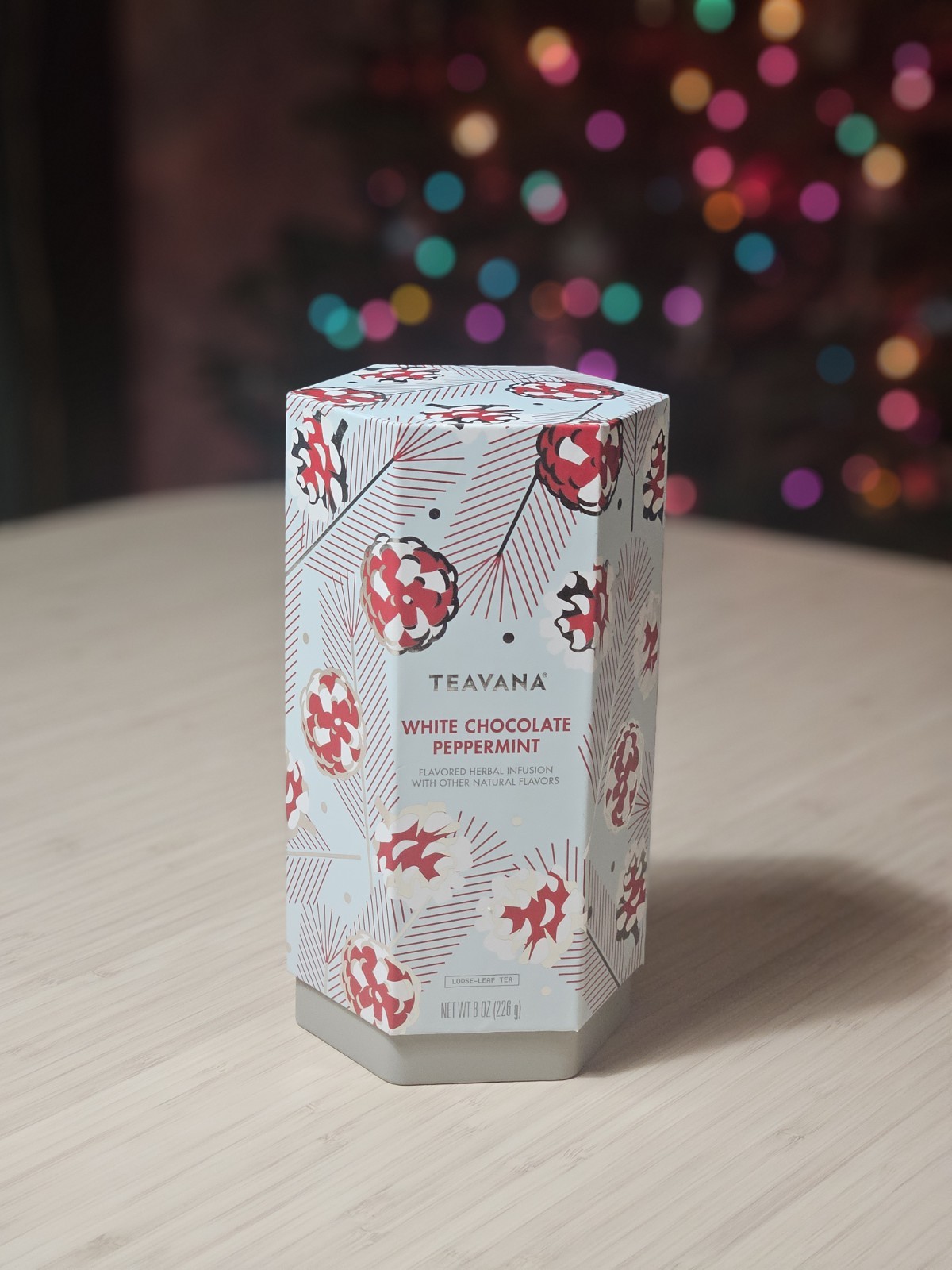 2 Ounces Teavana White Chocolate Peppermint Tea Tin and 2 Oz. Factory Sealed Tea