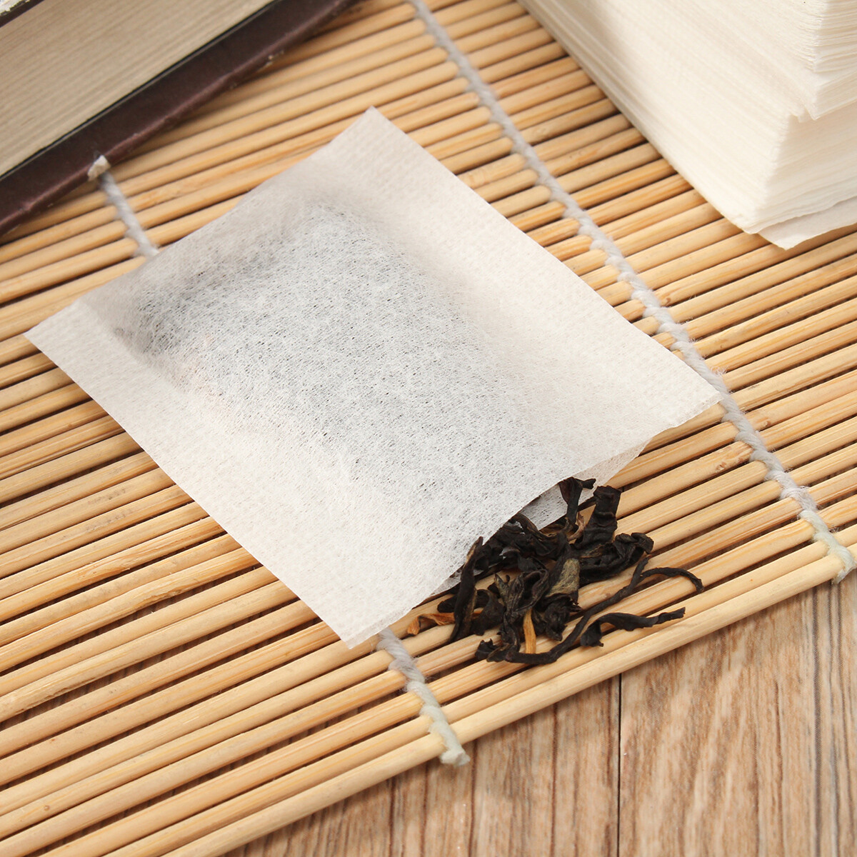 500Pcs Disposable Empty Teabags Non-Woven Heat Seal Filter Herb Loose Tea Bag