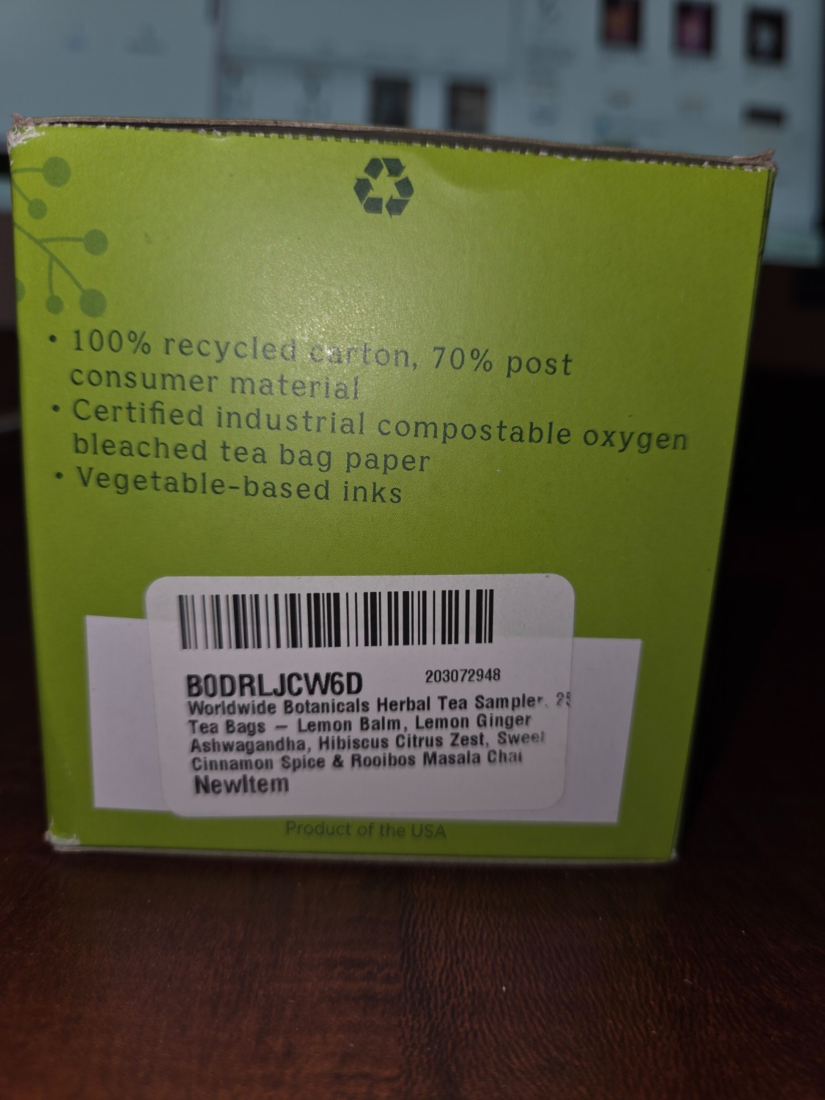 Worldwide Botanicals – Herbal Tea Sampler