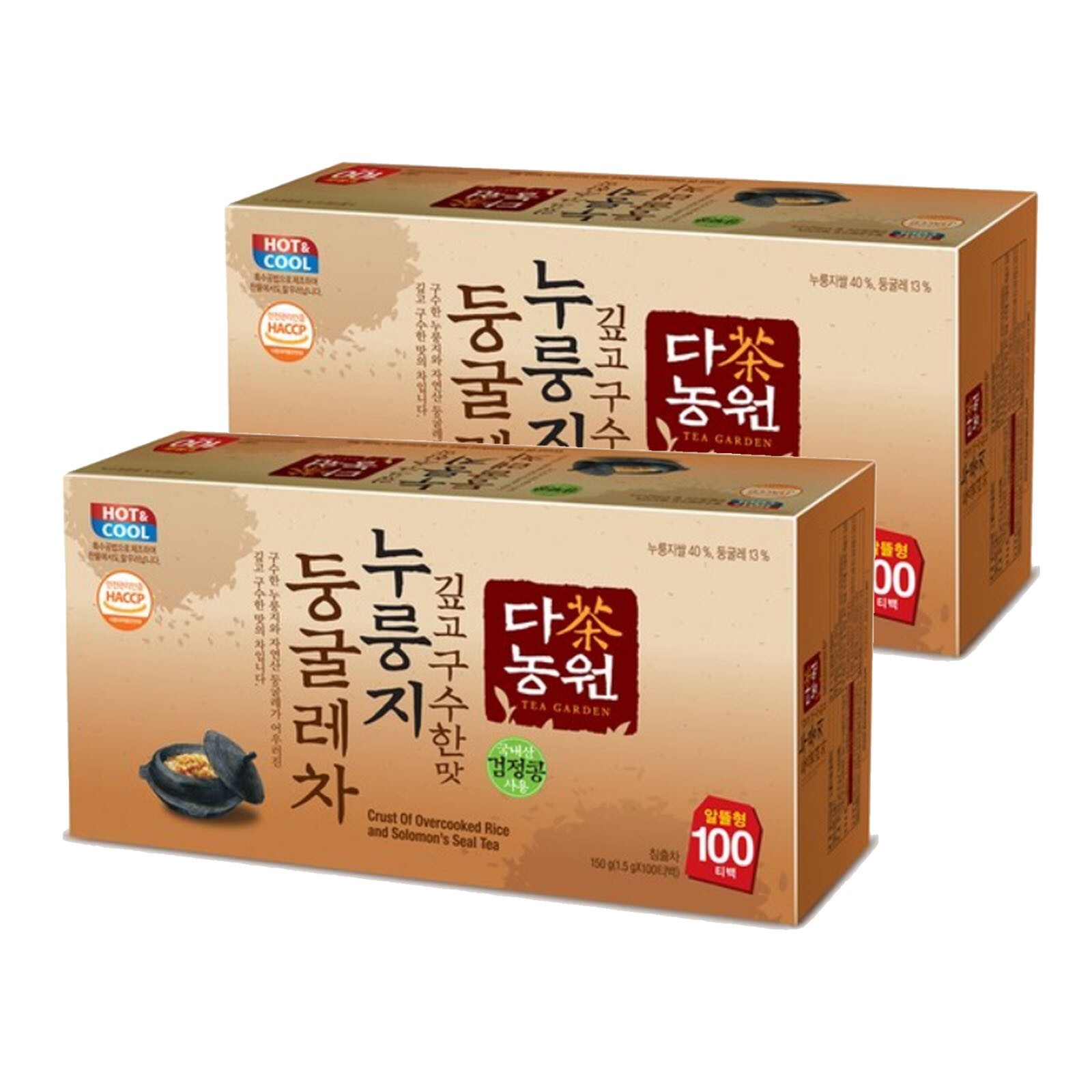 Korea Danongwon Overcooked rice and Solomon’s Seal Tea bag 200