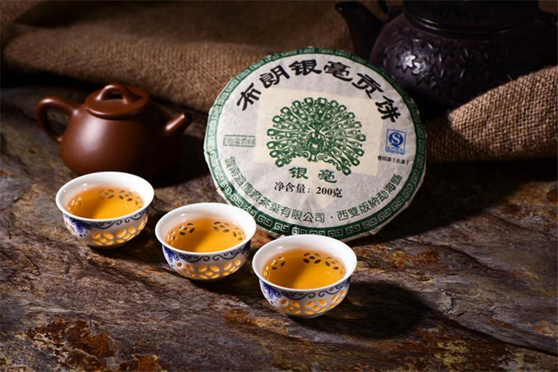 200g Yunnan Pu Erh Tea Cake Natural Herbal Energy Drink Brown Puer