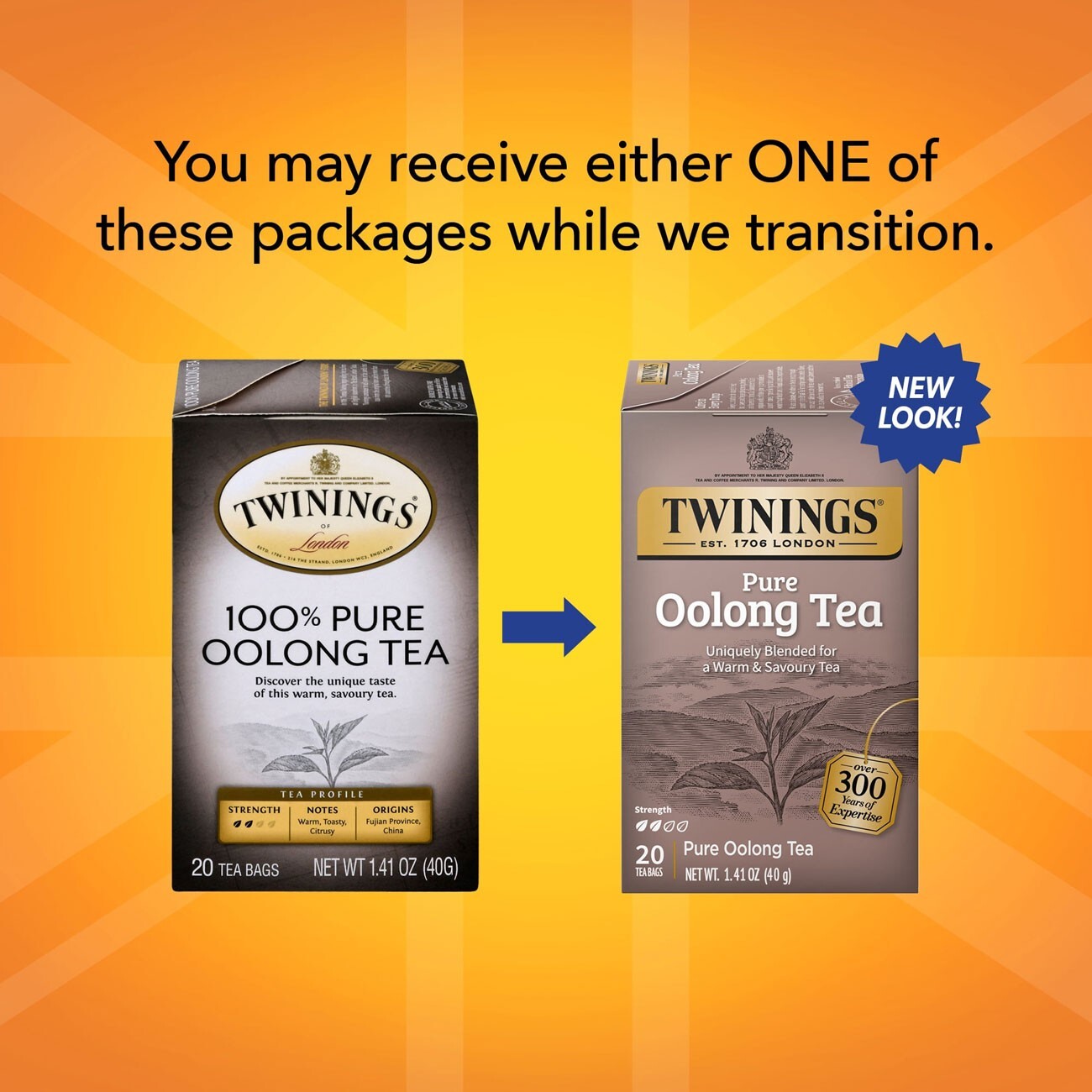 Twinings Pure Oolong Tea – 20 tea bags