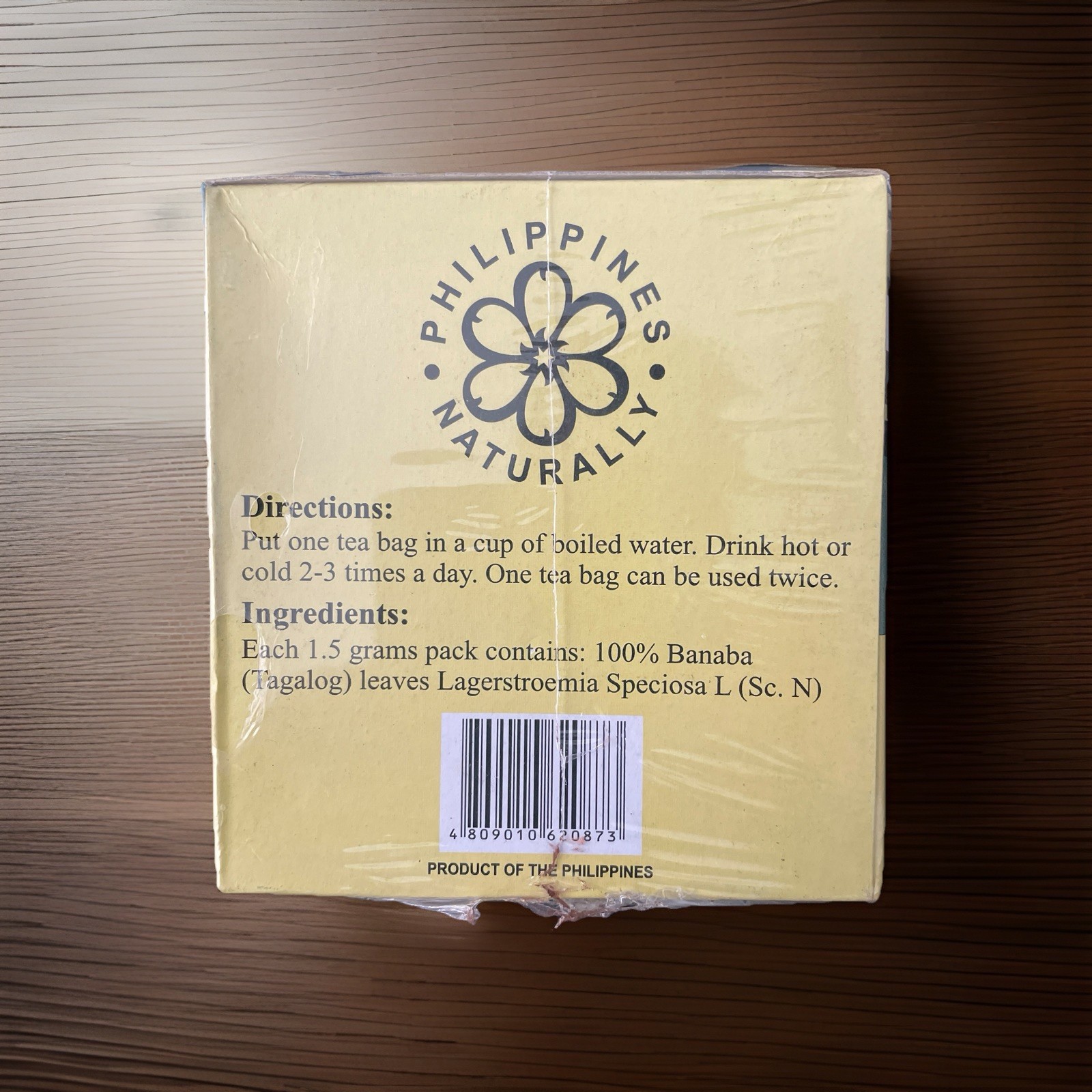 Banaba Herbal Tea 1.5 Grams x 20 Tea Bags % 100 Natural Caffeine Free