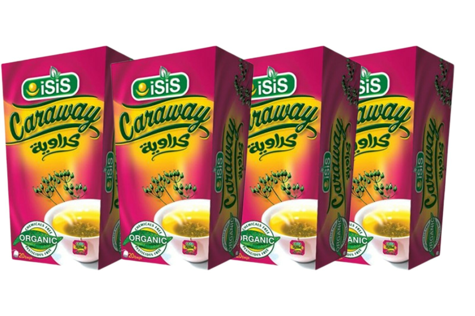 20 -100 Bags ISIS HERBS 100% Natural Egyptian Caraway ايزيس كراوية