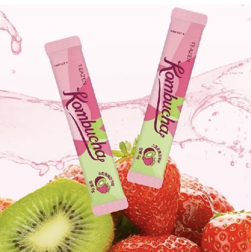 Teazen Kombucha Strawberry Kiwi 5g x 10each Prebiotics