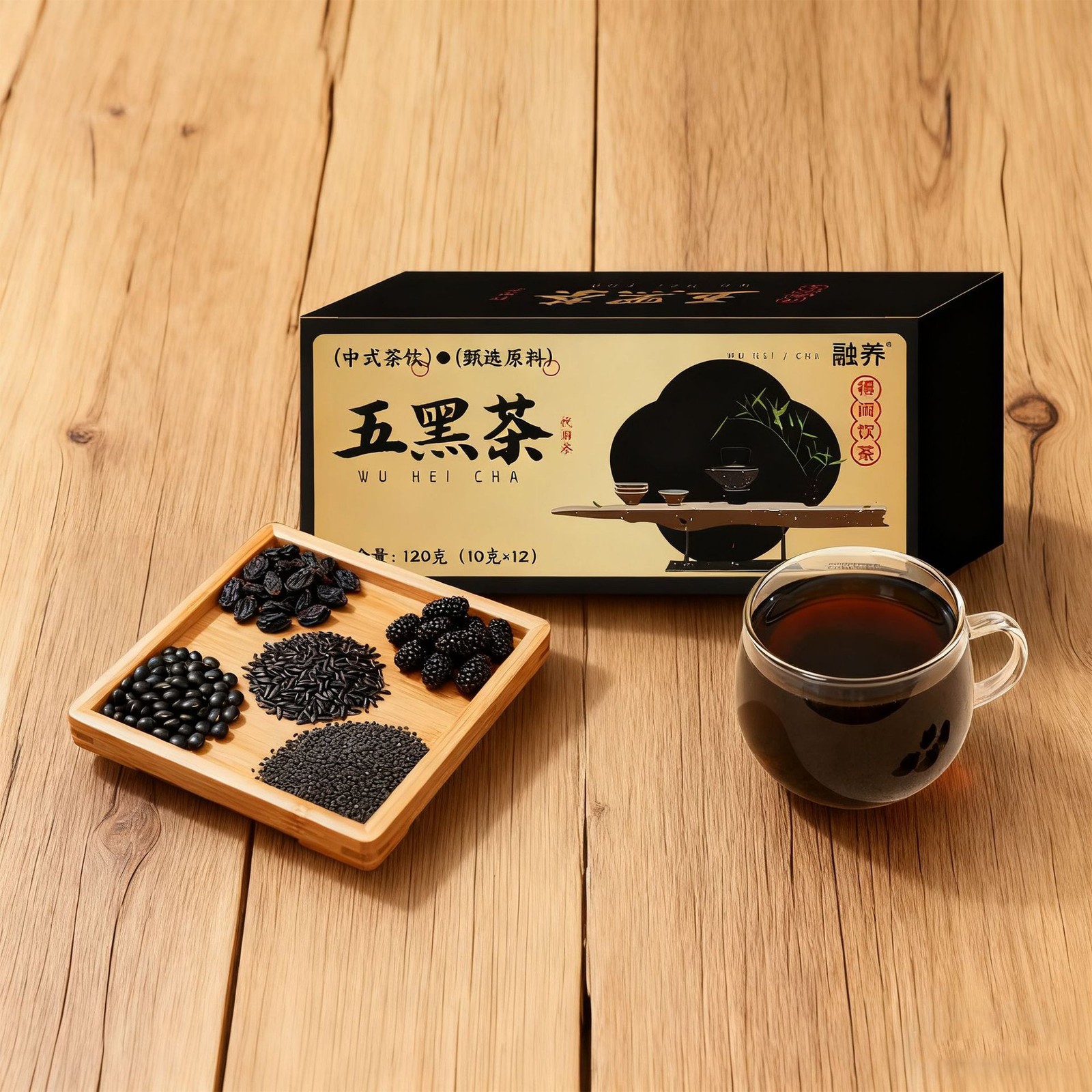 120g Wuhei Tea Mulberry Triangle Bag Herbal Tea Health-preserving Tea