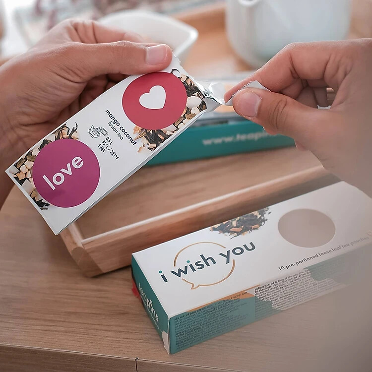 Teapins I Wish You Gift Set Tea Collection 50g Gift Box (5g x 10 Tea Bags)