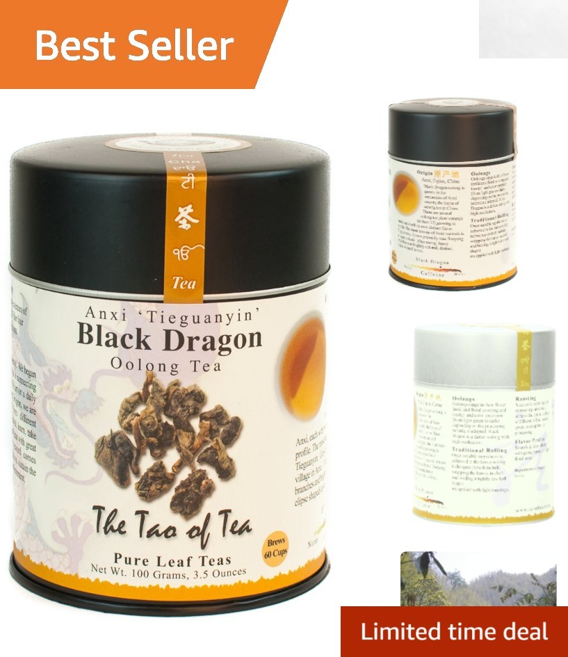 Black Dragon Oolong Tea – Mildly Sweet Mixed with Toasted Aroma, 3.5 Ounce