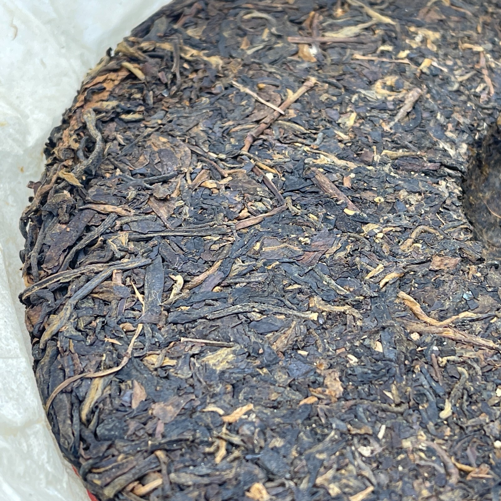 Pu-erh tea,1990s,Customized Tea,八中中茶省公司小黃印 small yellow seal,357g,Raw