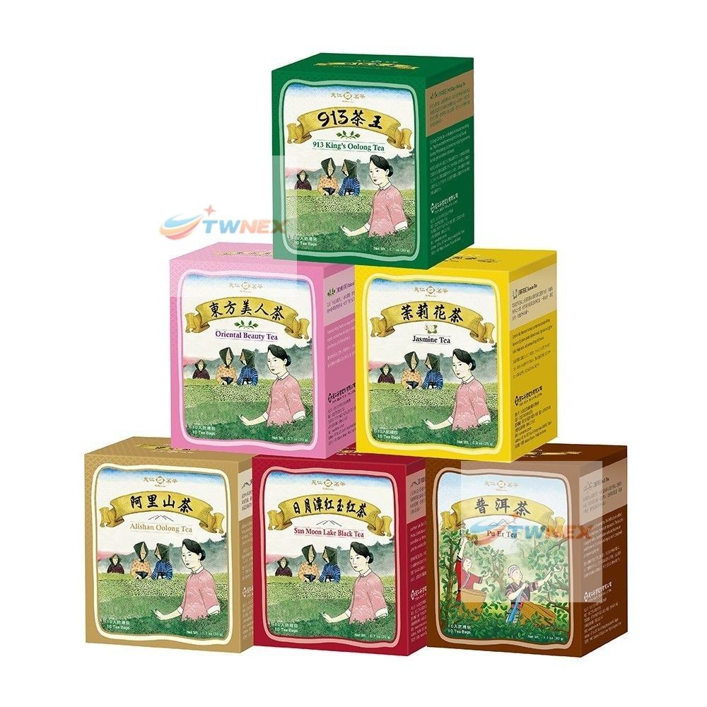Ten Ren Premium Tea Bags 10 Count (Multiple Flavors) 天仁茗茶原片茶包10入(口味多選/盒) TENREN