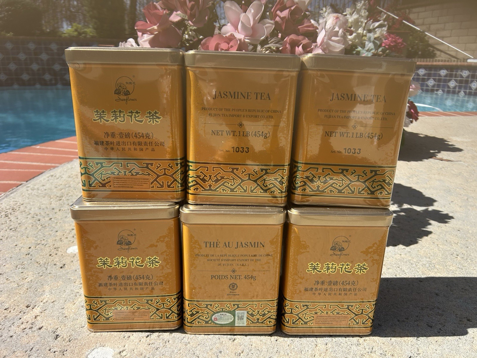 Sunflower Jasmine Tea Loose Leaf 454g Chinese Tea & Infusion Pantry
