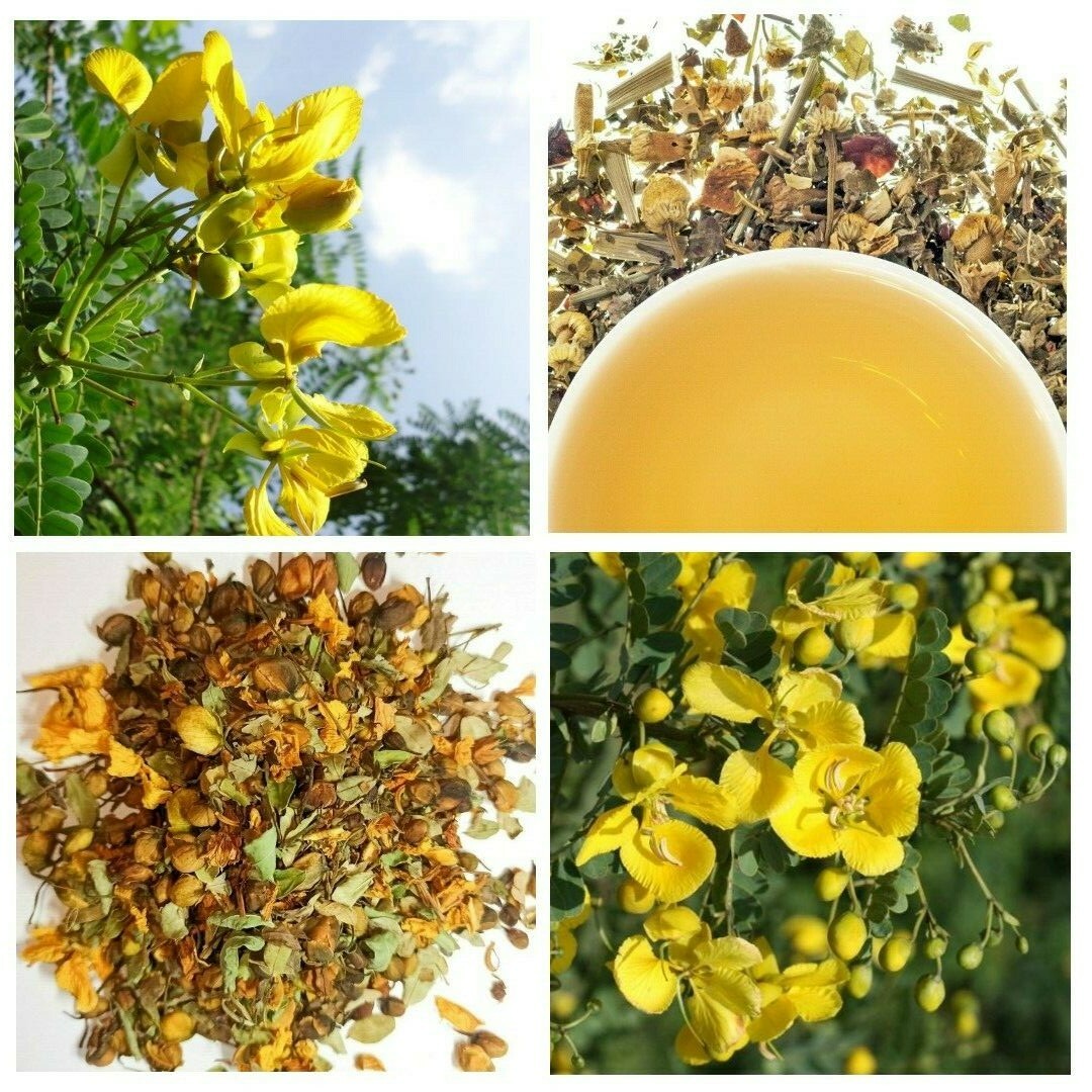 Ranawara Dried Flower Ayurvedic Herbal Natural Drink Cassia Auriculata Avarampoo