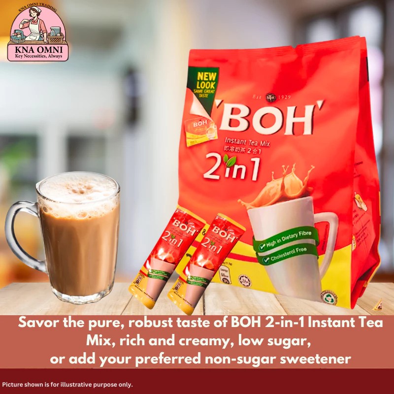 BOH Instant Tea Mix 2 In 1 Tea & Creamer 1 PACK 20s x 11.5g Fast Ship US