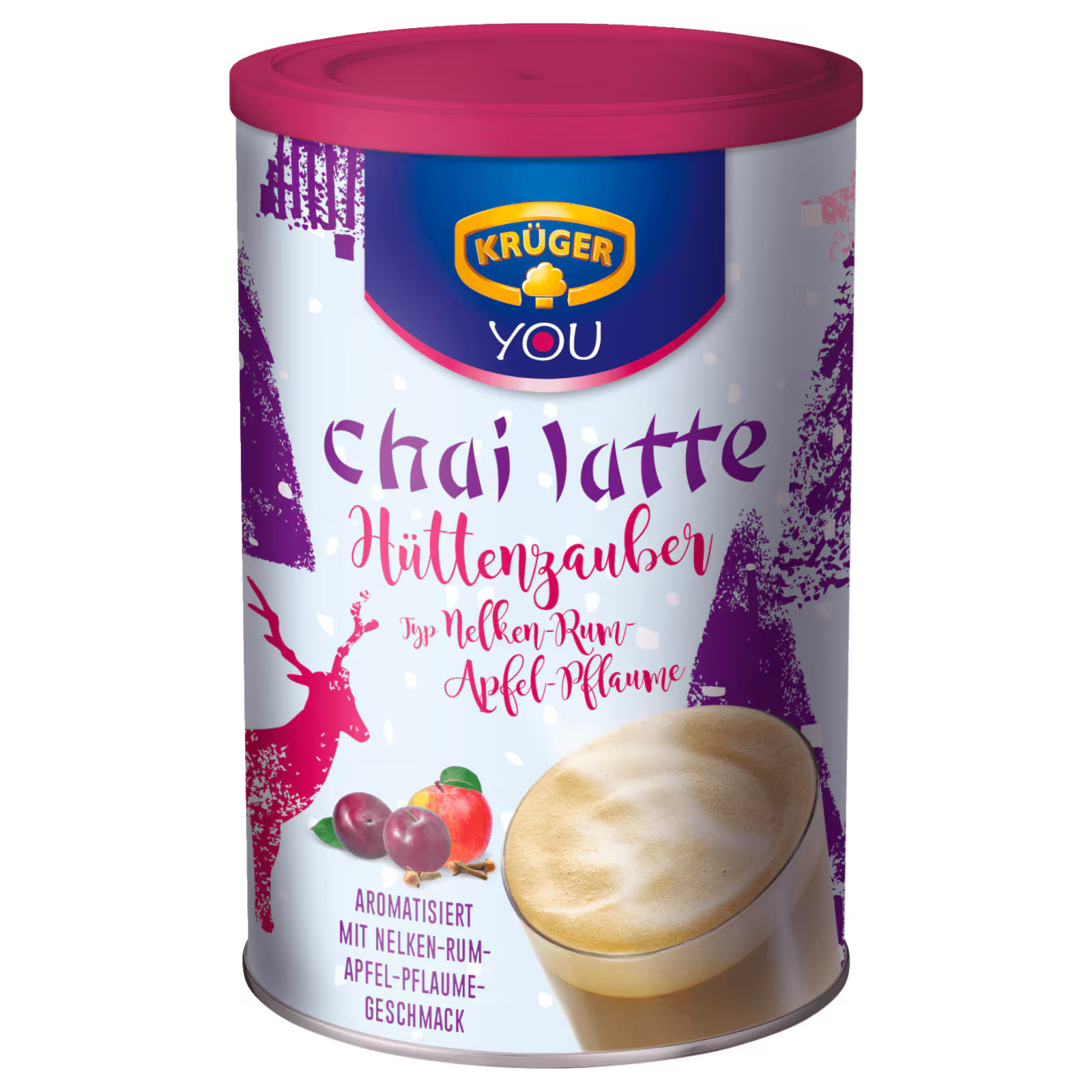 Kruger instant CHAI LATTE Apple Clove Plum- 250g/10 servings-FREE SHIP