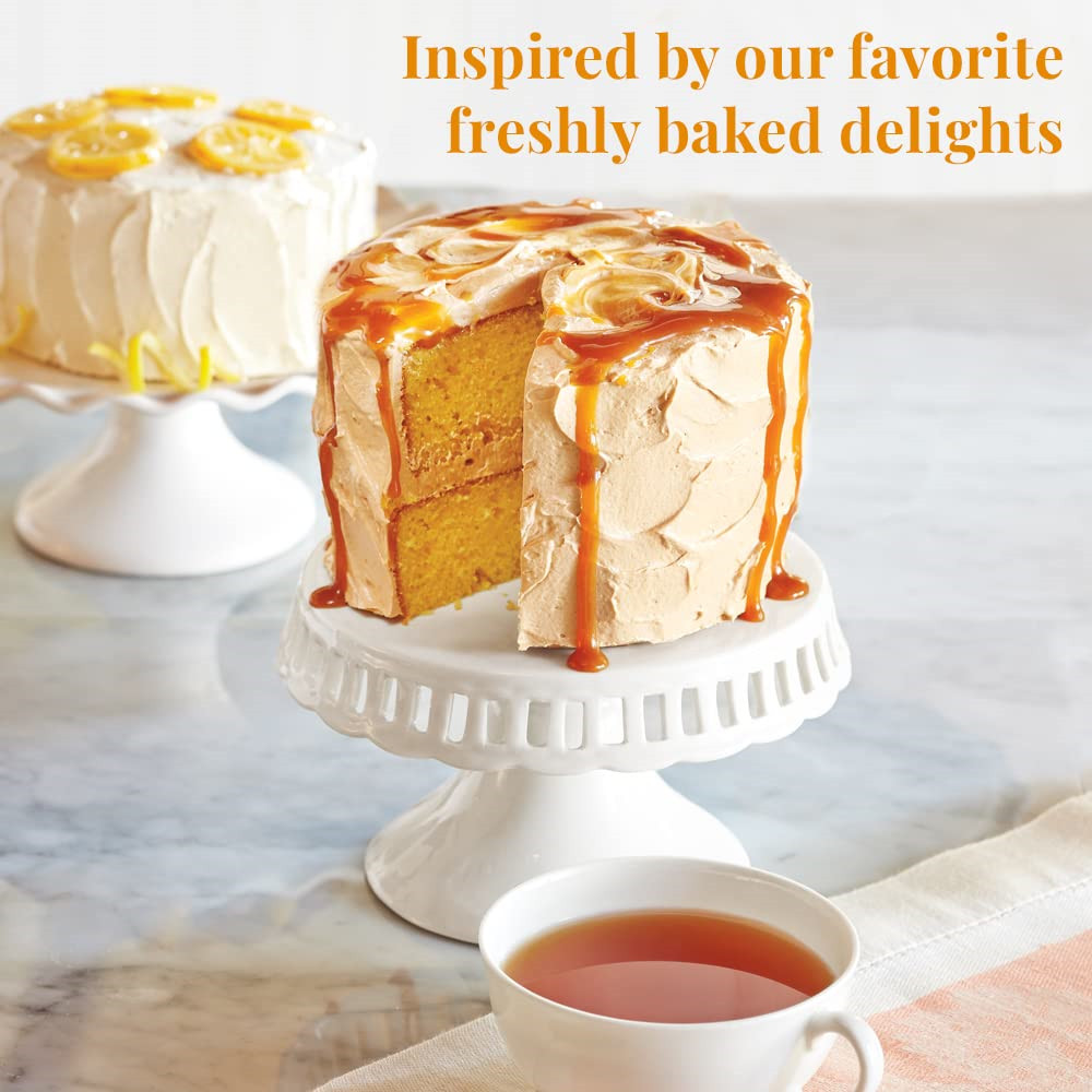 The Republic of Tea Caramel Vanilla Cuppa Cake, 50 Tea Bags, Blended Fine Black