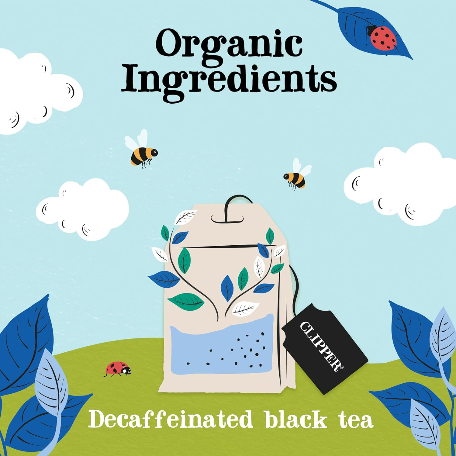 Clipper Tea, Organic Decaf, Plant-Based, Decaffeinated Black Tea, Great over …