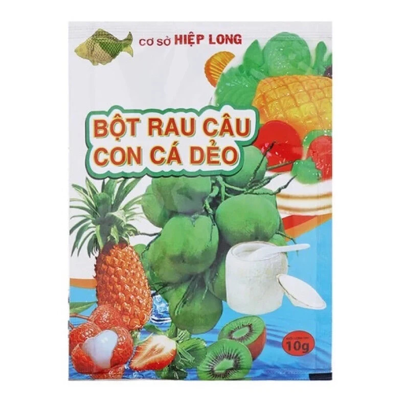 Hiep Long Agar Jelly Powder Bột Rau Câu Con Cá Dẻo Hiệp Long Agar Jelly Powder